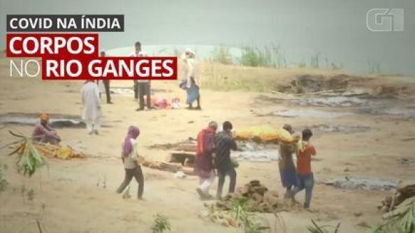 VÍDEO: Rio Ganges vira 'cemitério' com corpos flutuantes ou enterrados às margens