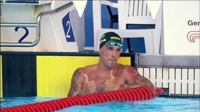 Bruno Fratus conquista o ouro nos 50m livre no Mare Nostrum 2021 em Barcelona