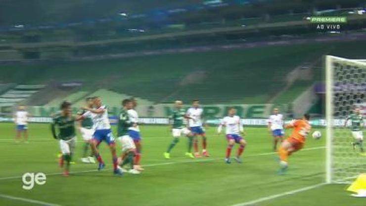 Gol de Raphael Veiga contra o Bahia