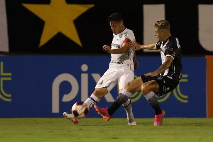 Santos x Operário-PR pela Copinha — Foto: Divulgação/Santos FC
