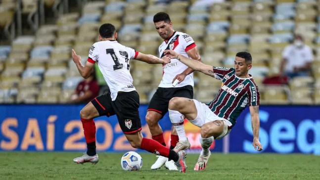 Danilo Barcelos em Fluminense x Atlético-GO — Foto: Divulgação FFC