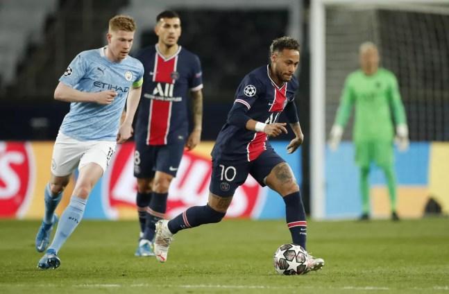Neymar calçando a Puma Future Z (Battle Pass) — Foto: Reuters