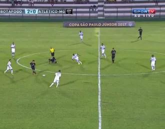 Botafogo x Atlético-MG (Foto: Reprodução SporTV)