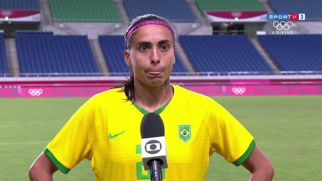 Andressa Alves fala do desempenho do Brasil contra a Zâmbia: "É um jogo de cada vez"