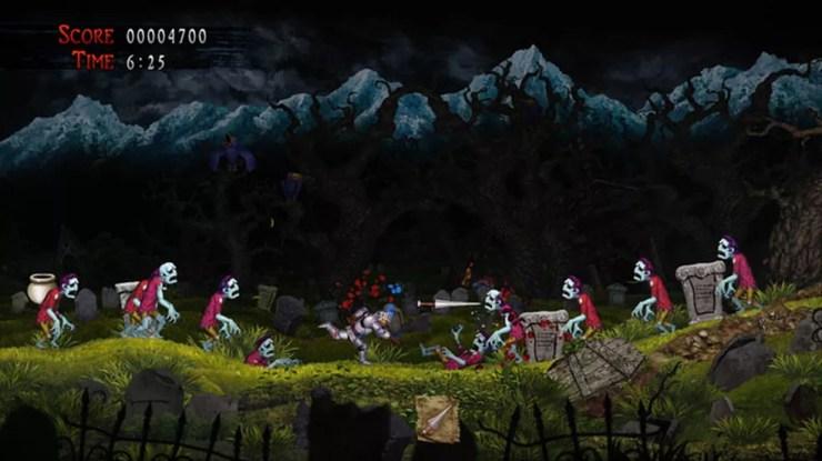 Ghosts 'N Goblins Resurrection reimagina o clássico game do Nintendo 8 Bits em alta resolução — Foto: Reprodução/Nintendo
