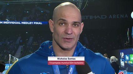 Nicholas Santos comenta sobre o ano de competições: "Preciso dar uma descansada"
