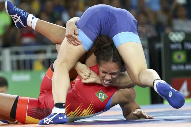 Aline Silva, da luta olímpica — Foto: Toru Hanai/Reuters 