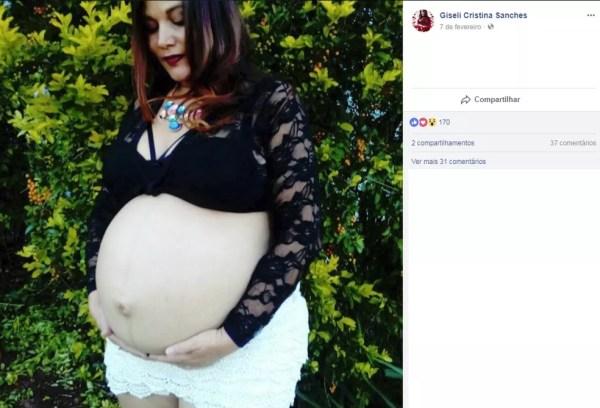 Giseli morreu após chá de bebê em Jales (Foto: Reprodução/Facebook )