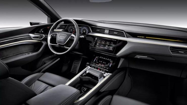 Interior do Audi E-Tron — Foto: Audi/Divulgação