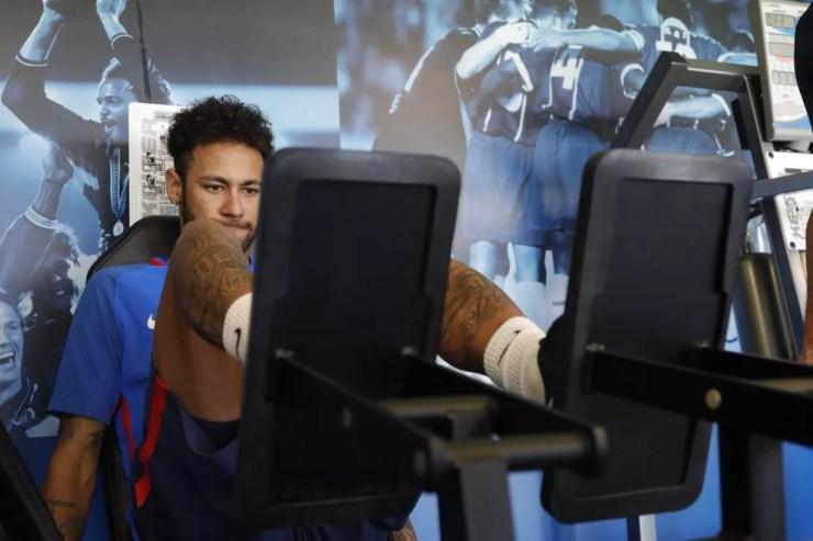 Neymar no treino do PSG (Foto: Divulgação / PSG)