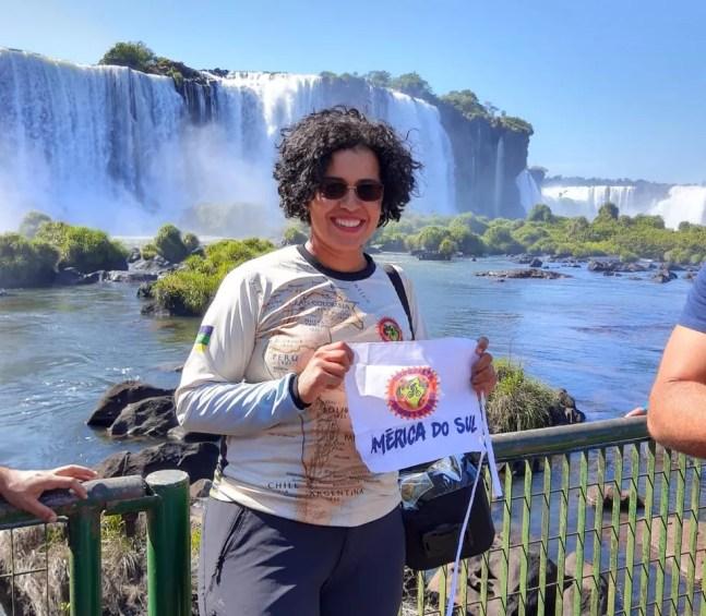 Rayssa Barros volta no dia 30 de dezembro para seguir viagem pela América do Sul — Foto: Raissa Barros/Arquivo Pessoal