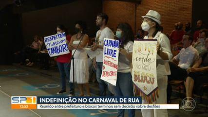 Reunião entre Prefeitura de SP e blocos de carnaval de rua termina sem acordo