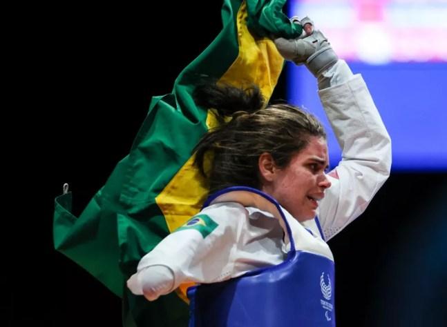 Silvana Fernandes conquistou o bronze no K44 até 58kg — Foto: Rogério Capela/CPB