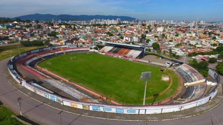 O estádio Jayme Cintra, que pertence ao Paulista, vai a leilão pela terceira vez — Foto: Reprodução