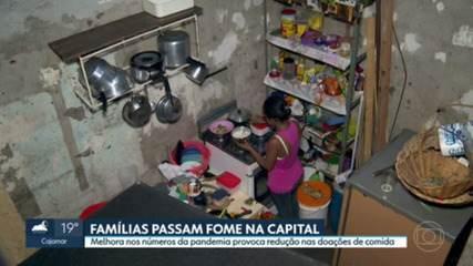Famílias passam fome em São Paulo