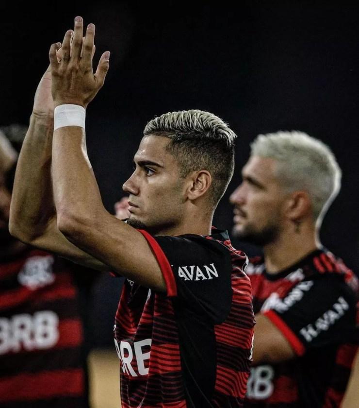 Andreas Pereira assinará contrato com o Flamengo até o fim de 2026 — Foto: Pedro Martins / Foto FC