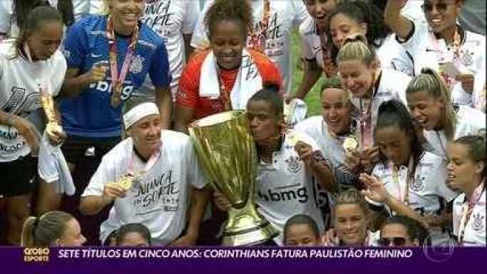 Sete títulos em cinco anos: Corinthians fatura Paulistão feminino