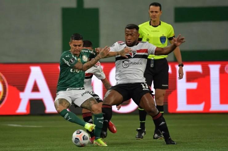 Palmeiras levou a melhor no último mata-mata entre os times — Foto: Staff Images / Conmebol