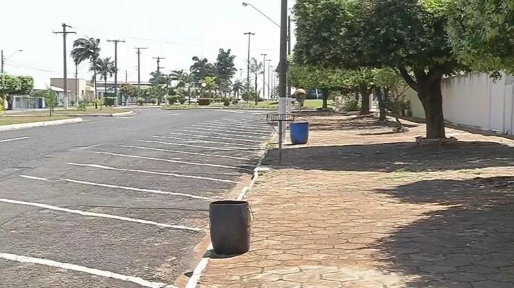 PM fazia blitz em Meridiano (SP) quando rapaz divulgou ação nas redes sociais (Foto: Reprodução/TV TEM)