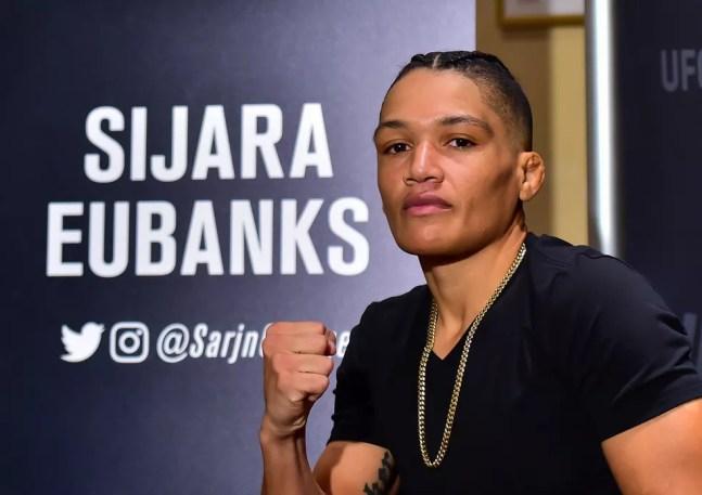 Sijara Eubanks tenta voltar a vencer contra Pedrita após sofrer duas derrotas seguidas no UFC — Foto: Jason Silva