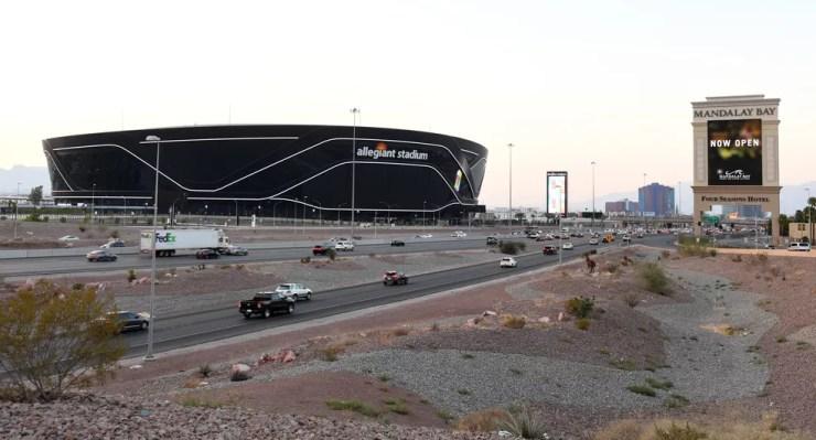 Allegiant Stadium foi inaugurado no ano passado em Las Vegas — Foto: Ethan Miller/Getty Images