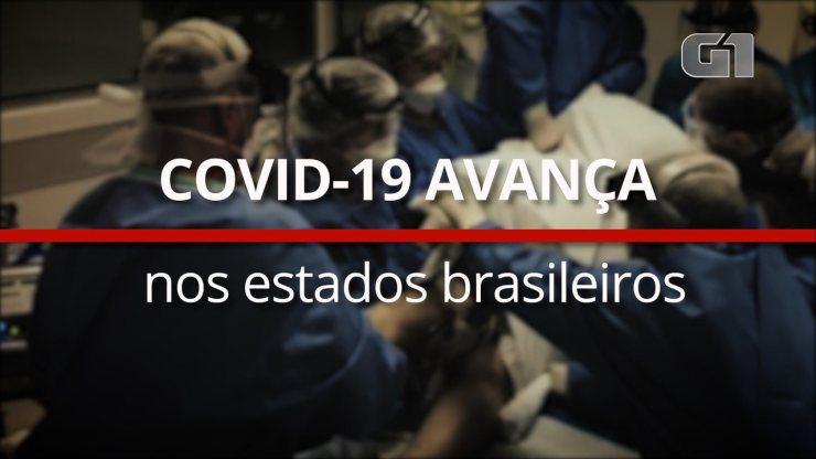 Covid-19 avança nos estados brasileiros