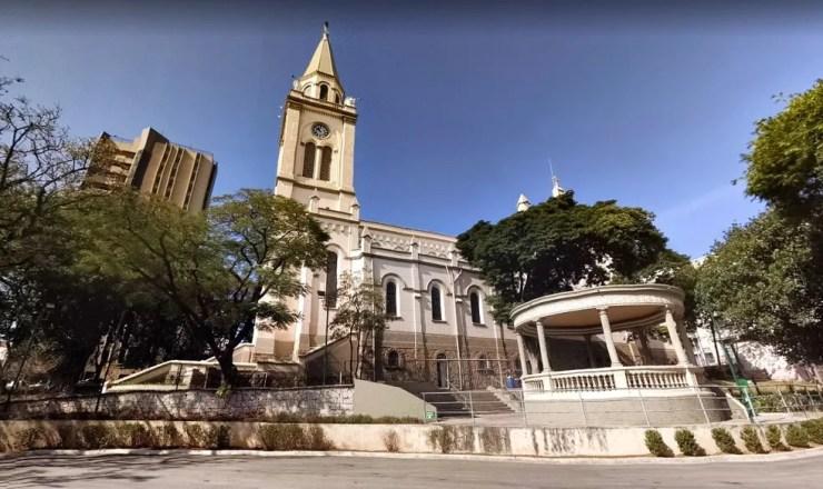 Jovem foi furtado na Paróquia Nossa Senhora Conceiçao em Jundiaí (Foto: Google Street View/Reprodução)