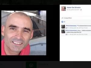 O corpo de Nabor Oliveira foi encontrado na área da piscina no prédio (Foto: Reprodução / Facebook)