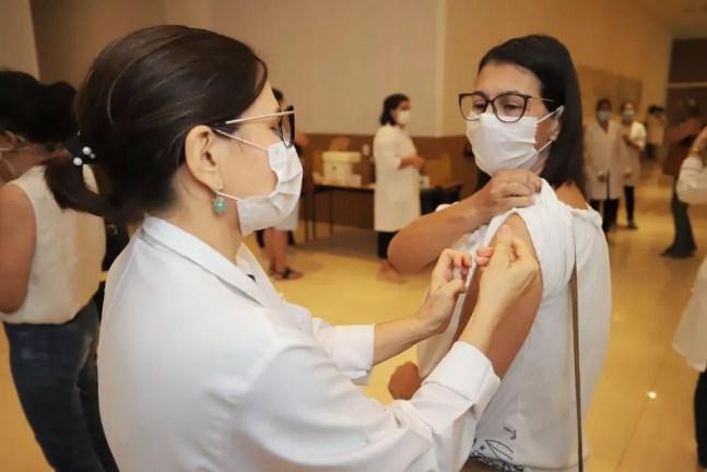 Vacinação contra a Covid-19 avança em Ribeirão Preto — Foto: Alexandre de Azevedo/Prefeitura de Ribeirão Preto