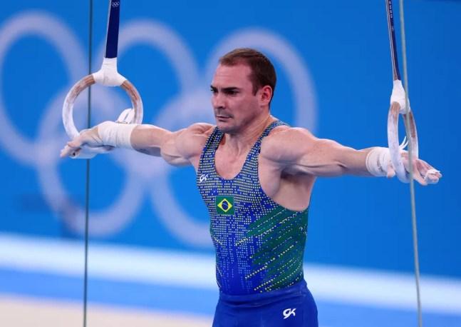 Arthur Zanetti final argolas Olimpíadas Tóquio — Foto: Mike Blake/Reuters