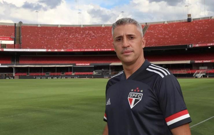 Hernán Crespo, técnico do São Paulo — Foto: Divulgação/saopaulofc.net