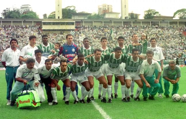 Palmeiras Campeão Brasileiro 1994 — Foto: Masao Goto Filho / Estadão Conteúdo