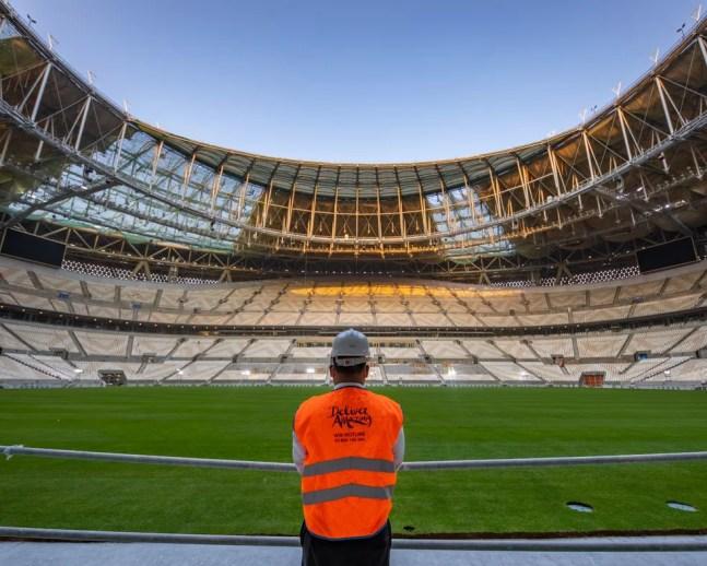 Estádio de Lusail será o maior da Copa do Mundo e receberá a final  — Foto: Comitê Organizador Catar 2022