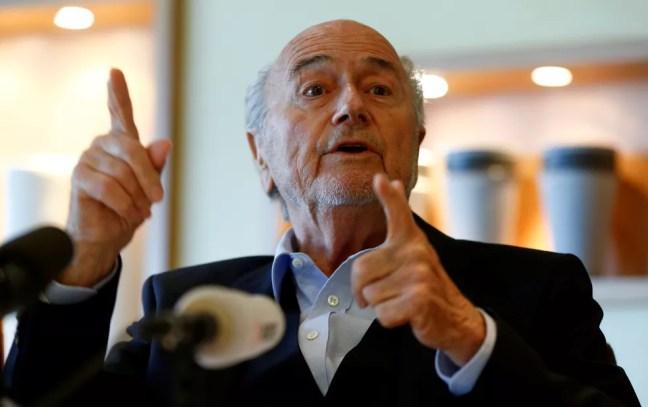 Joseph Blatter, ex-presidente da Fifa — Foto: REUTERS/Arnd Wiegmann