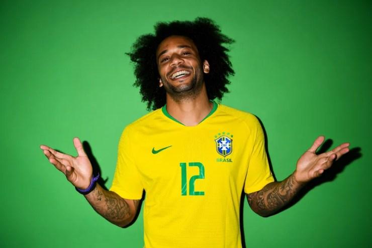 Marcelo - Seleção Brasileira - Fotos oficiais (Foto: David Ramos - FIFA/FIFA via Getty Images)