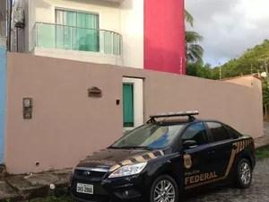 Casa onde ex-prefeito morava na Bahia (Foto: Divulgação/Polícia Federal)