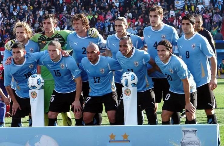 Uruguai na Copa América de 2011 — Foto: Divulgação/AUF