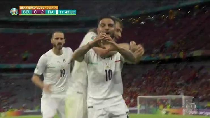 Melhores momentos de Bélgica 1 x 2 Itália, pelas quartas de final da Eurocopa