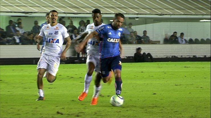 Melhores momentos de Santos 1 x 1 Flamengo pela 15ª rodada do Campeonato Brasileiro