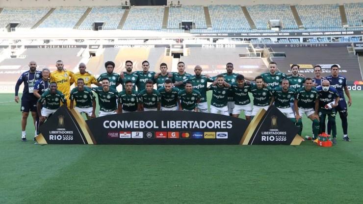 Palmeiras campeão da Libertadores 2020 — Foto: Cesar Greco / Ag. Palmeiras