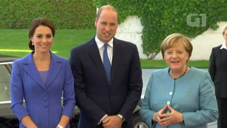 Príncipe William e Kate Middleton chegam à Alemanha para visita