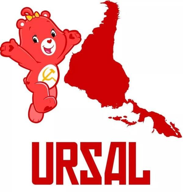 Meme sobre Ursal, termo usado por Cabo Daciolo em pergunta a Ciro Gomes durante debate — Foto: Reprodução/Twitter
