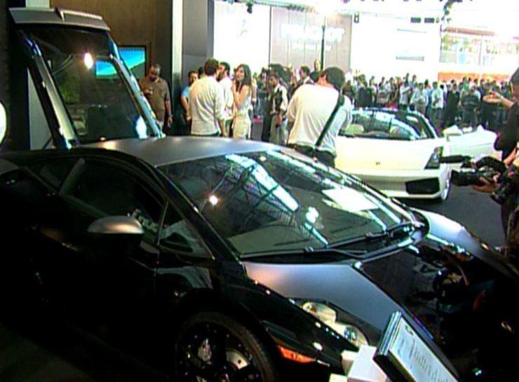 Salão do Automóvel de 2006 teve carros da Lamborghini apreendidos pela PF