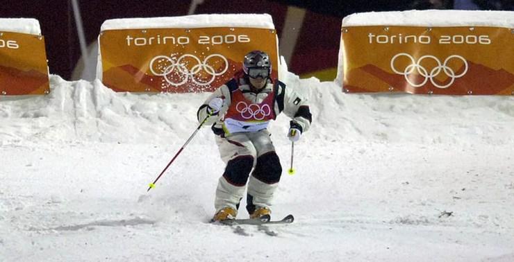Jeremy Bloom em ação nas olimpíadas de 2006 — Foto: S. Levin/Getty Images