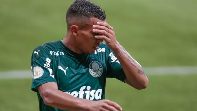 Gabriel Veron em Palmeiras x Bragantino