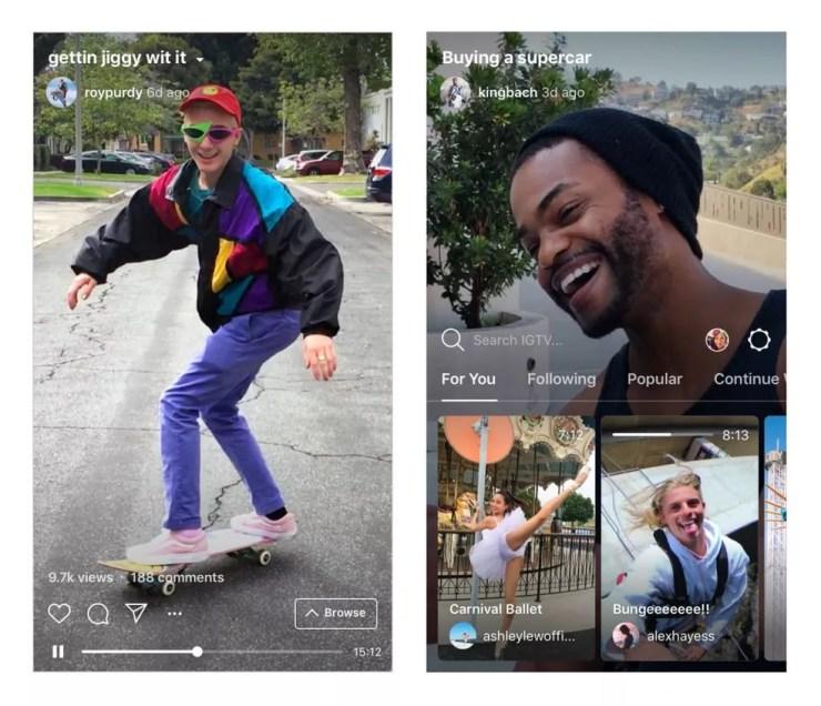 Instagram lançou um aplicativo novo, chamado IGTV, que exibe a publicação de vídeos mais longos (Foto: Divulgação)