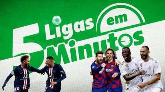 5 ligas em 5 minutos: PSG na expectativa por Neymar, e Real e Barça pressionam Atlético