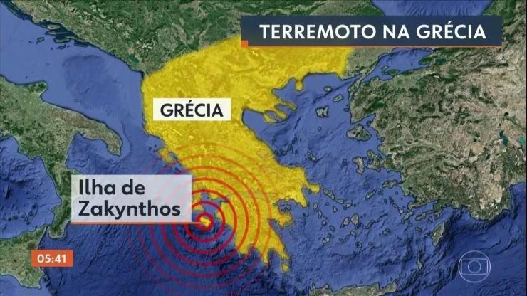 Terremoto atinge a Grécia nesta sexta-feira (26)