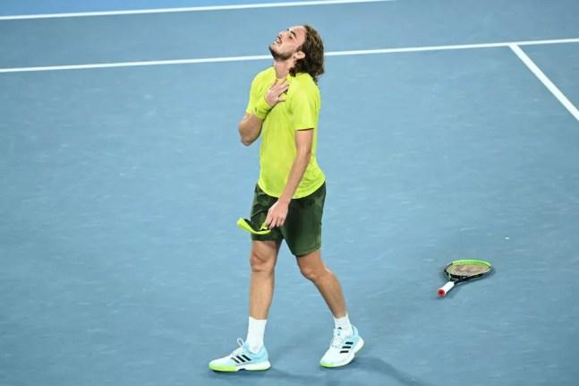 Stefanos vence Nadal e vai à semi do Australian Open — Foto:  Quinn Rooney /Getty Images