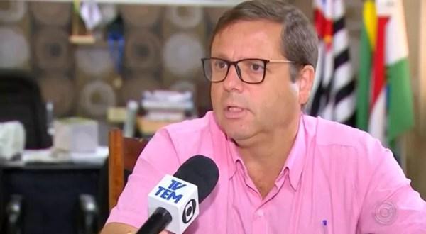 Marcos Bilancieri, prefeito de Boraceia, diz que vai município recorrer (Foto: TV TEM/Reprodução)